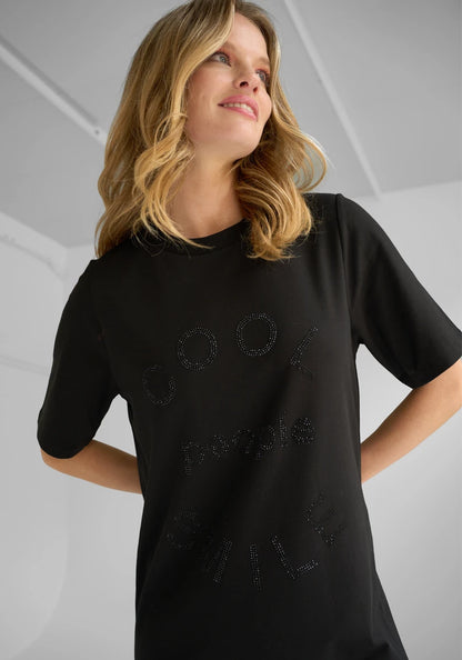 Miss Goodlife T-Shirtkleid Cool People Smile