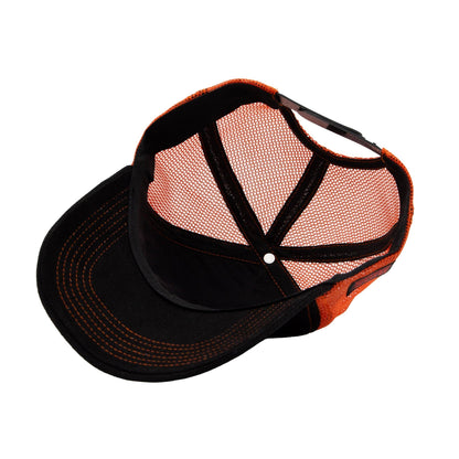 Trucker Cap «Never Fuck a Fucker»: Orange / One Size