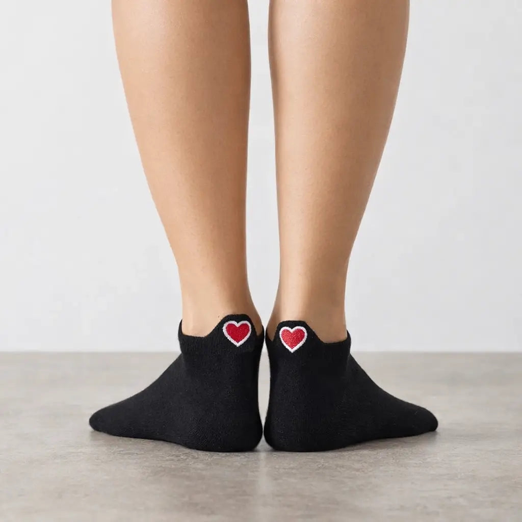 Damen-Socken Languette Coup de Coeur I 35-41: Blanc / 35-41