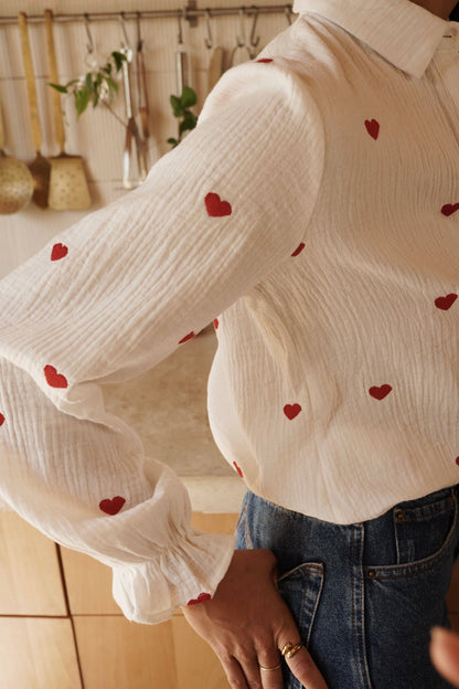 Lou-Hemd: Weiß / M/L