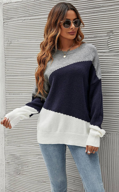 Tricolour Pullover