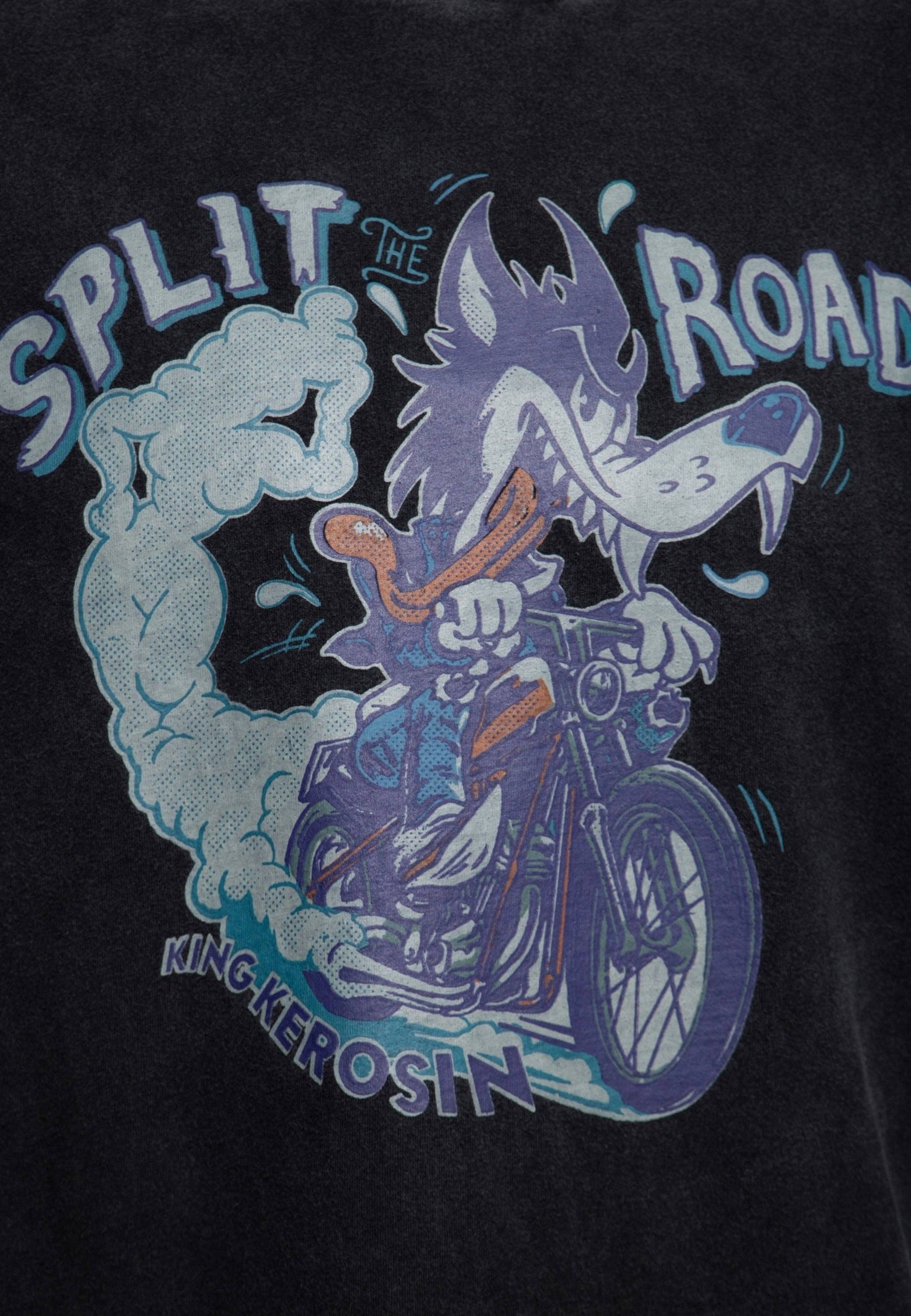 T-Shirt «Split The Road» Schwarz
