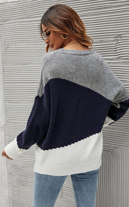 Tricolour Pullover