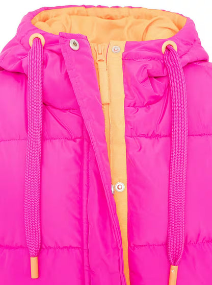 Zwillingsherz Steppweste Lang "Smile"