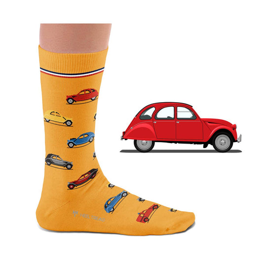 2CV-Socken: L: 41-46 UK (7½-11½) UNS (8-12)