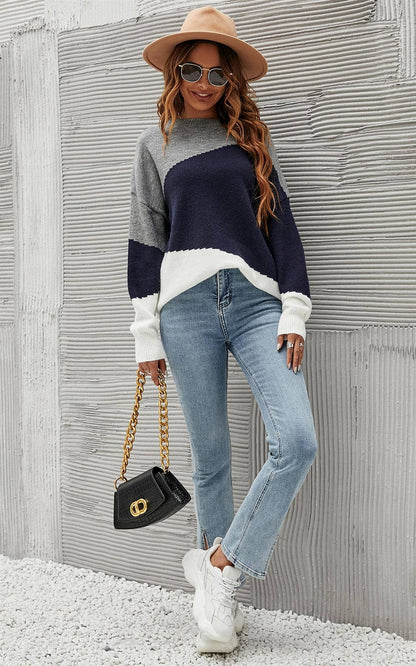 Tricolour Pullover