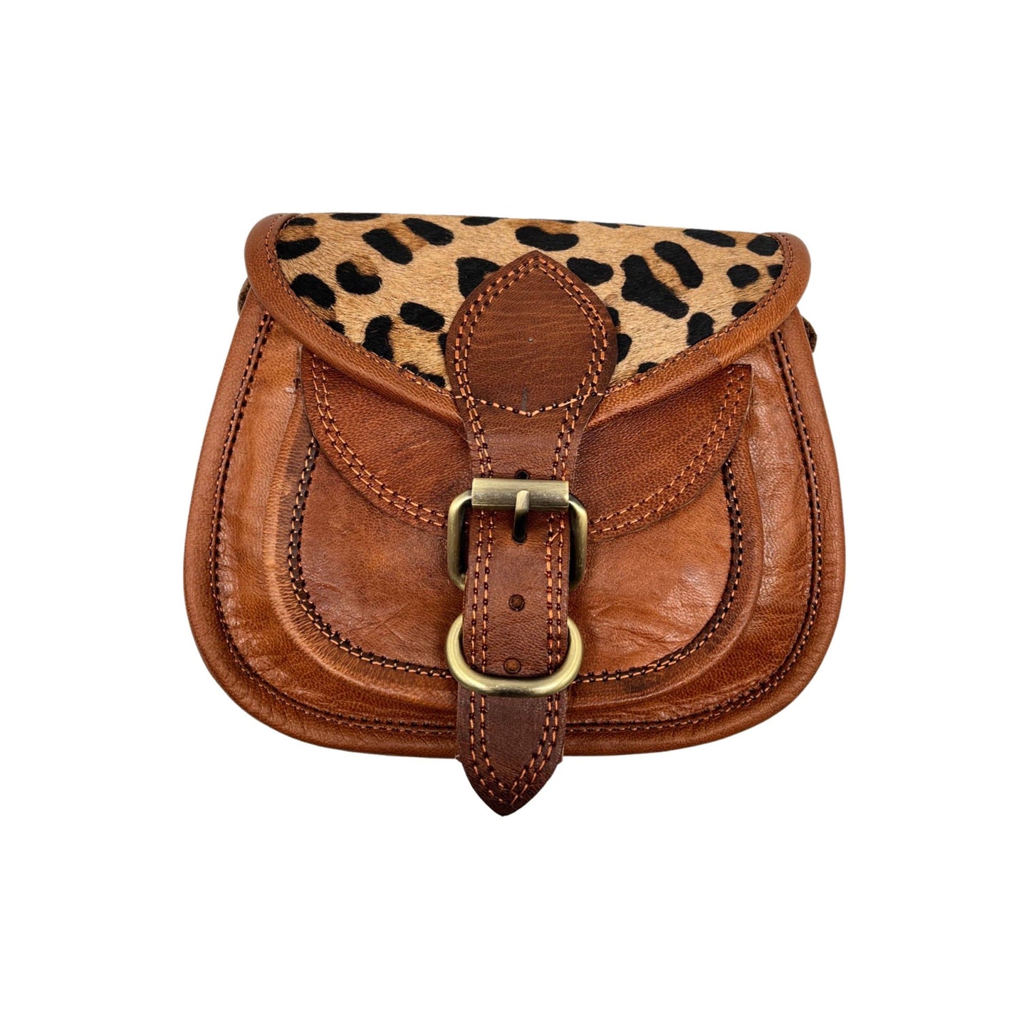 Cheyenne Schultertasche mit Leopardenmuster