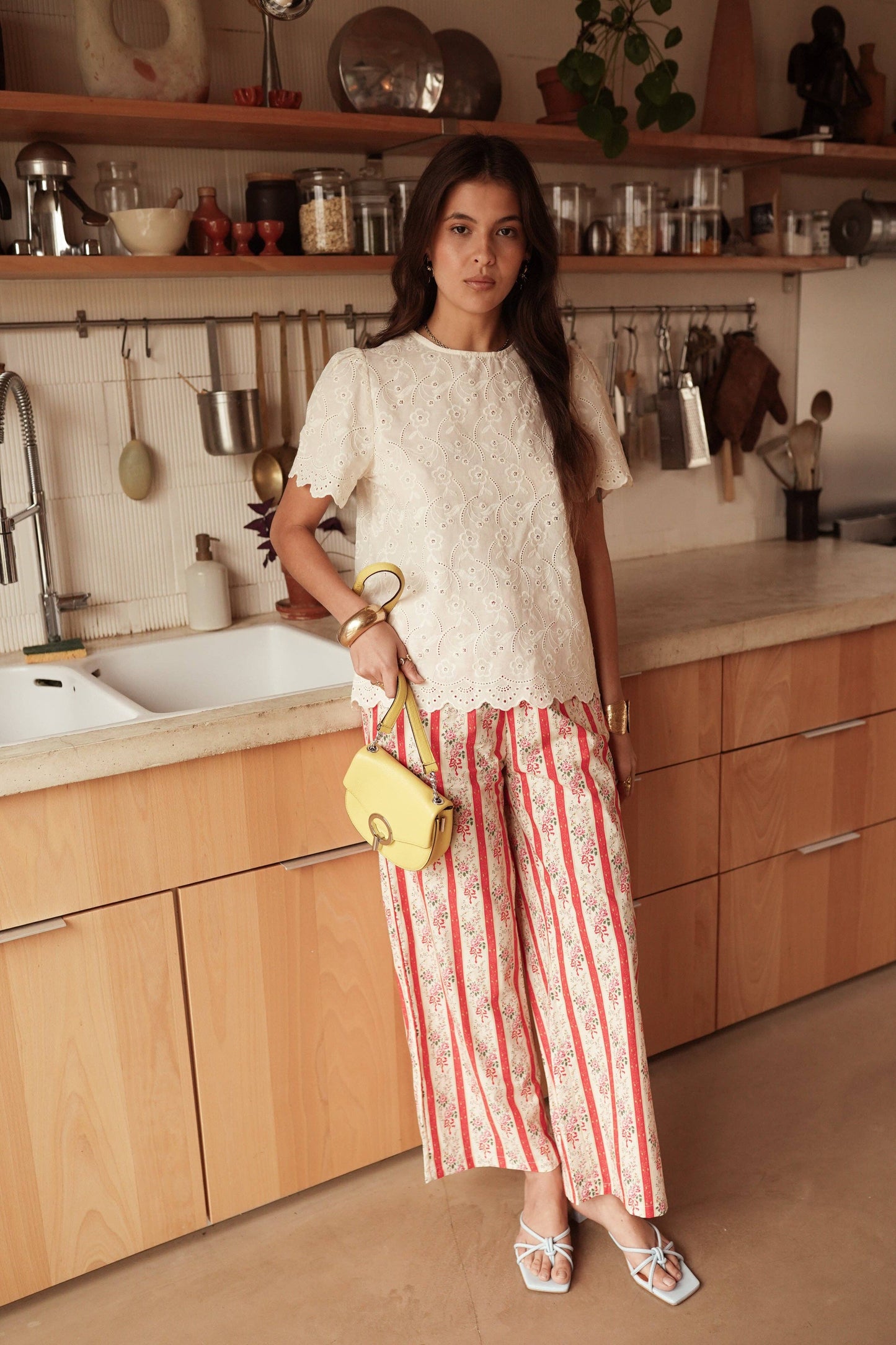 Top Elvan: Beige / S/M