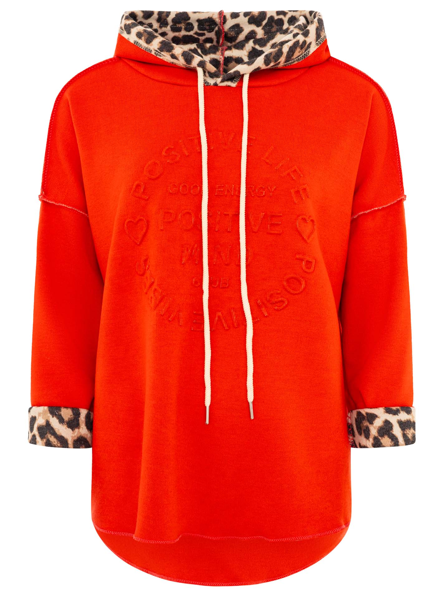 Zwillingsherz Hoodie "Positive Mind" Leo