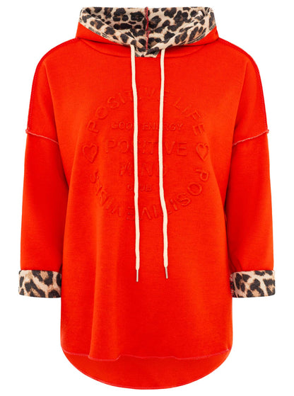 Zwillingsherz Hoodie "Positive Mind" Leo