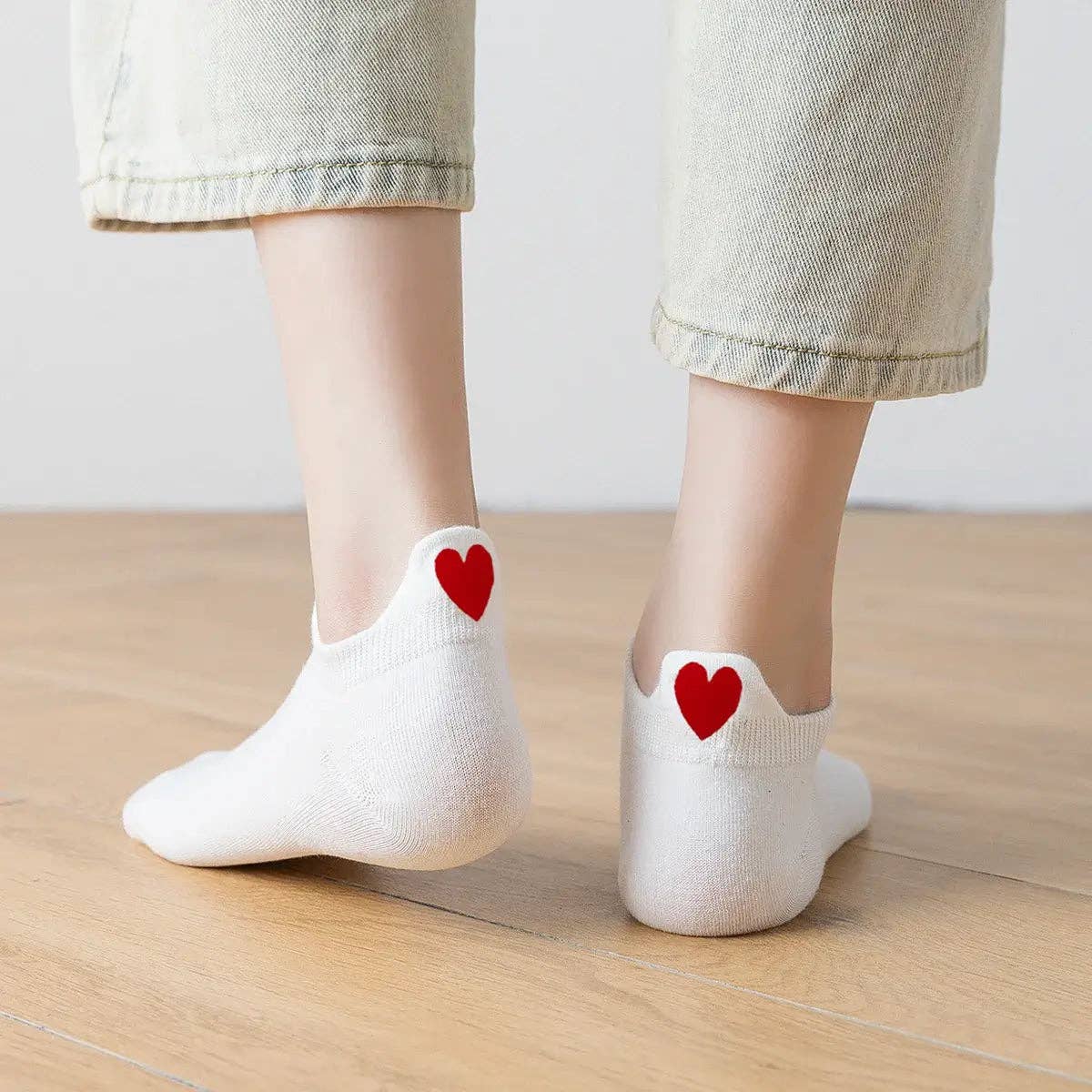 Damen Herz kurze Socken