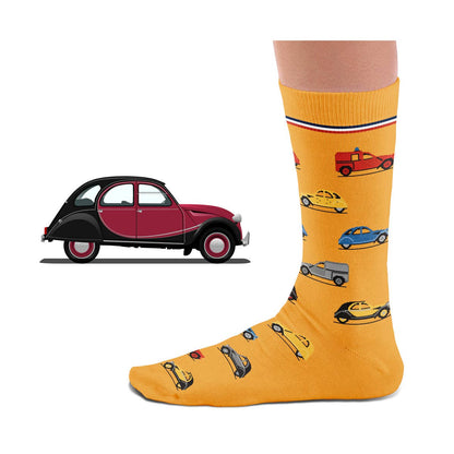 2CV-Socken: L: 41-46 UK (7½-11½) UNS (8-12)