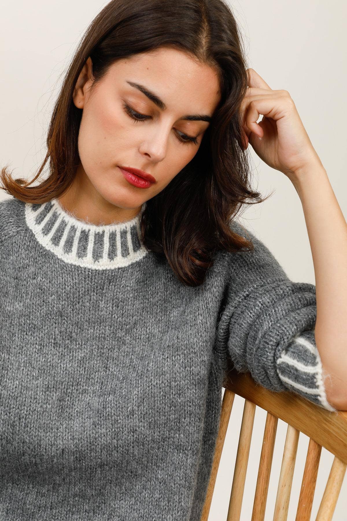 Daphnea Pullover Grau