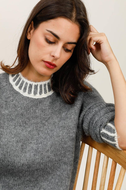 Daphnea Pullover Grau