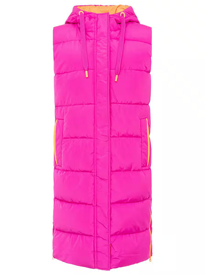 Zwillingsherz Steppweste Lang "Smile"