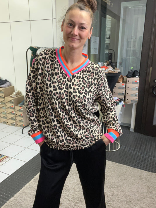 Zwillingsherz Leo Allover Neon