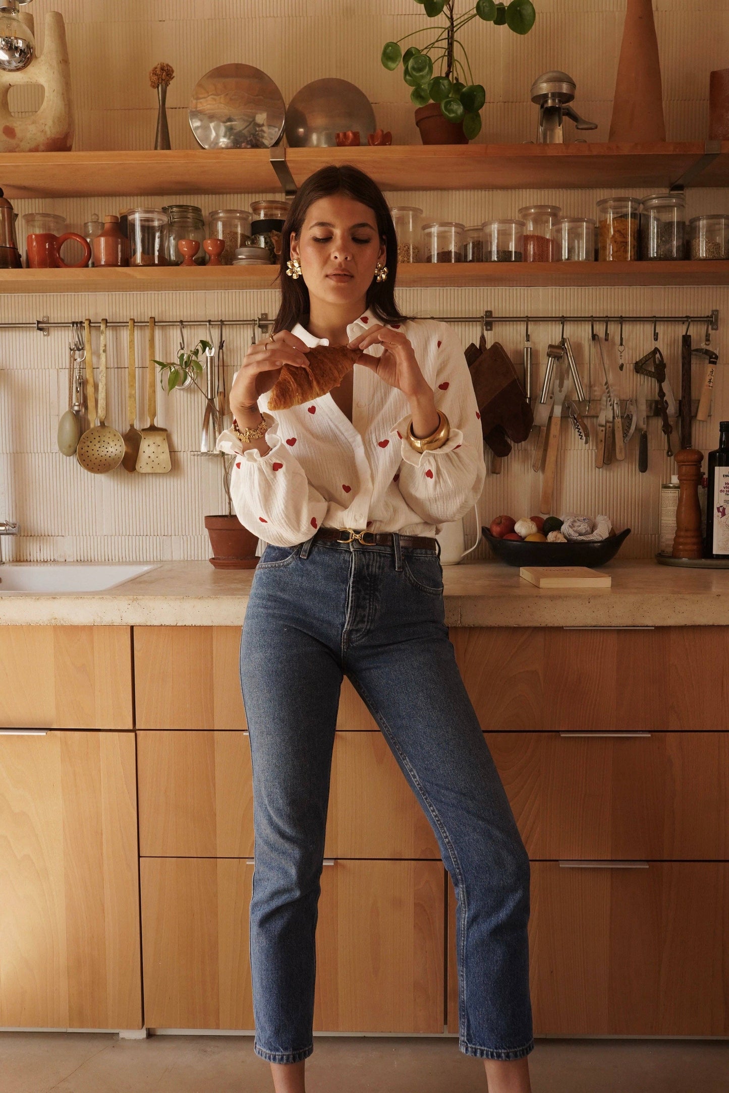 Lou-Hemd: Weiß / M/L