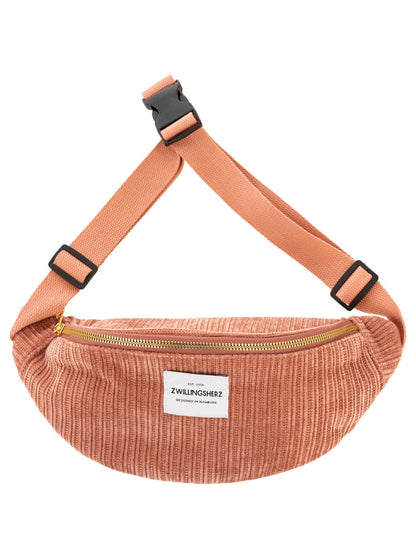 Zwilllingsherz Crossbody Altrosa