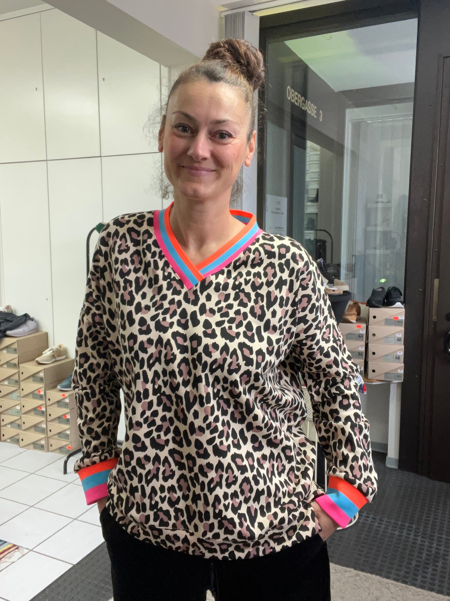 Zwillingsherz Leo Allover Neon