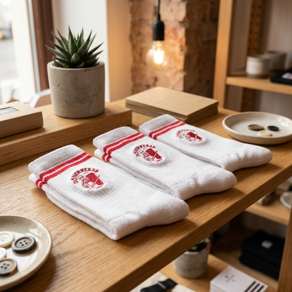Bestickte Döner-Kebab-Statement-Socken: 37-43
