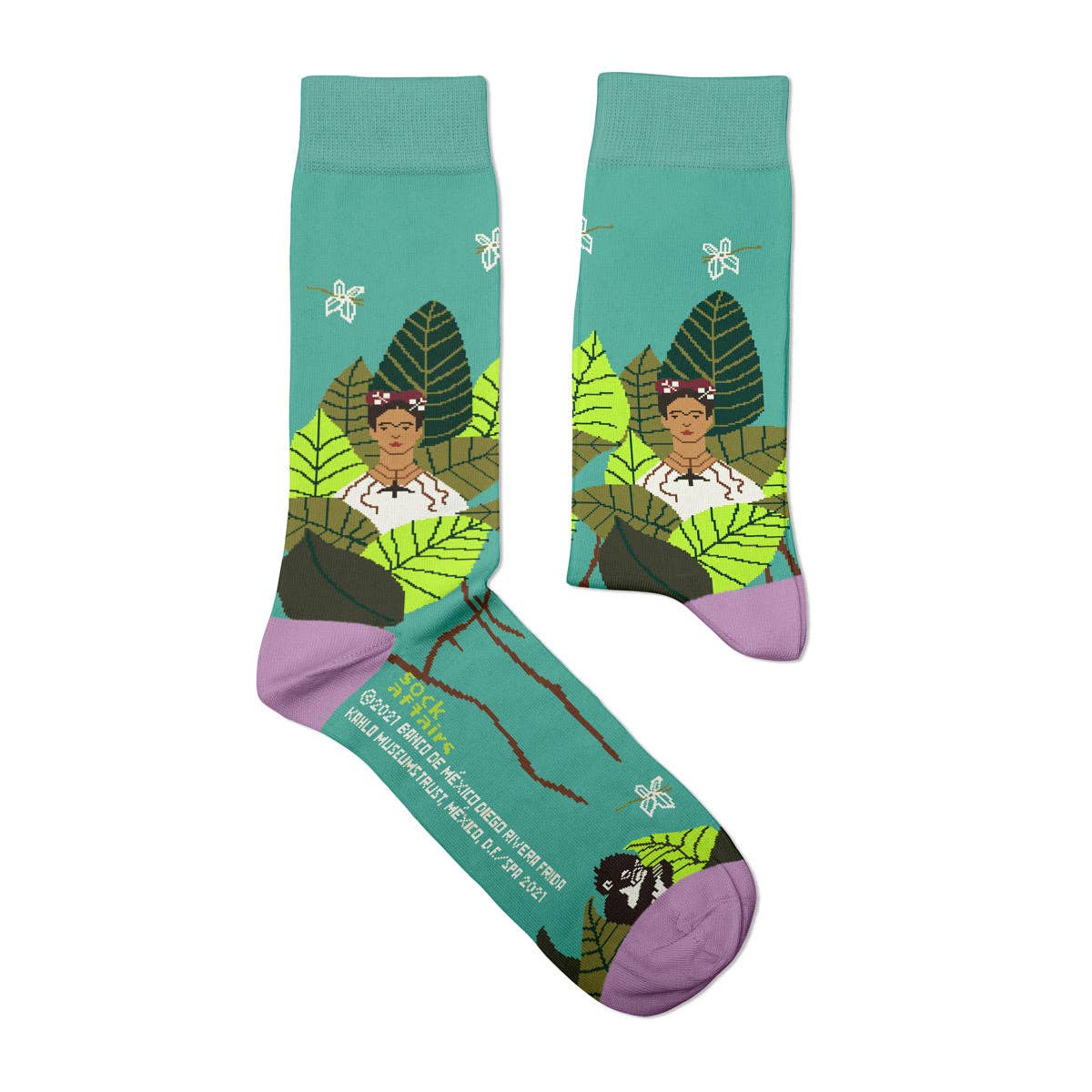 Frida Selbstporträt Socken: L: 41-46 UK (7½-11½) UNS (8-12)