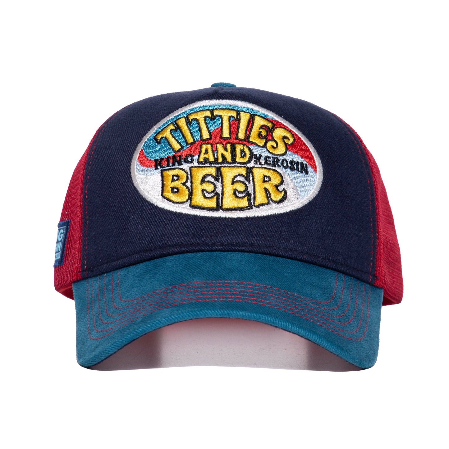 Trucker Cap 'Titties and Beer' Dunkelblau