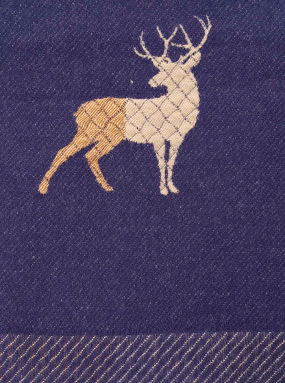 Zwillingsherz Schal 'Hirsch'