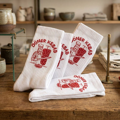 Döner-Kebab-Statement-Socken: 37-43