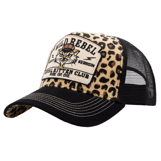 Trucker Cap «Wild Rebel Royal Kitten Club»: Leo / One Size