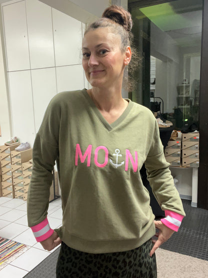 Zwillingsherz V-Neck MOIN