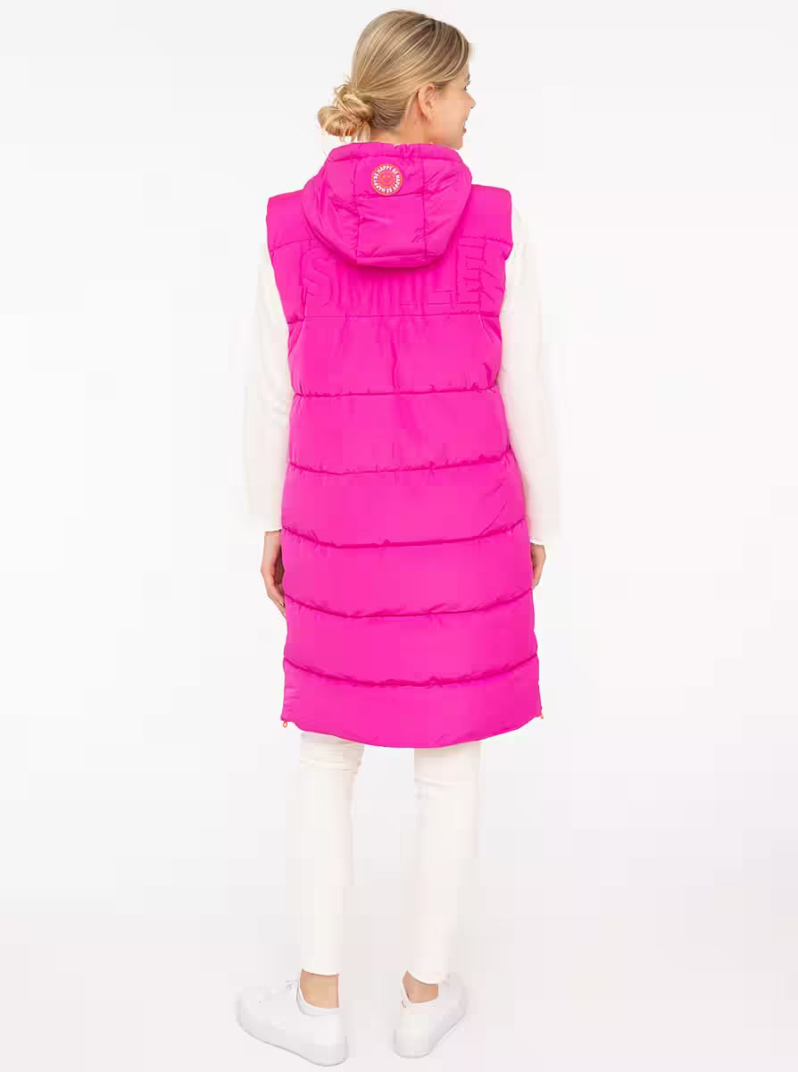 Zwillingsherz Steppweste Lang "Smile"