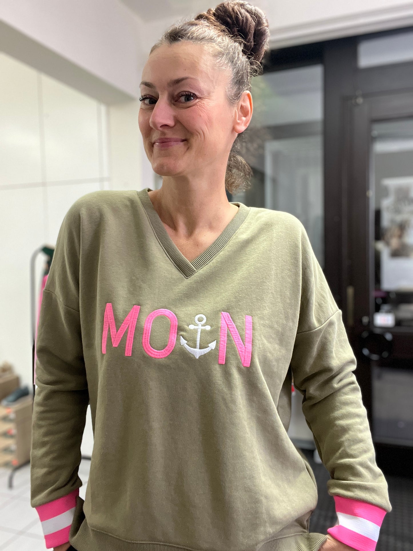 Zwillingsherz V-Neck MOIN