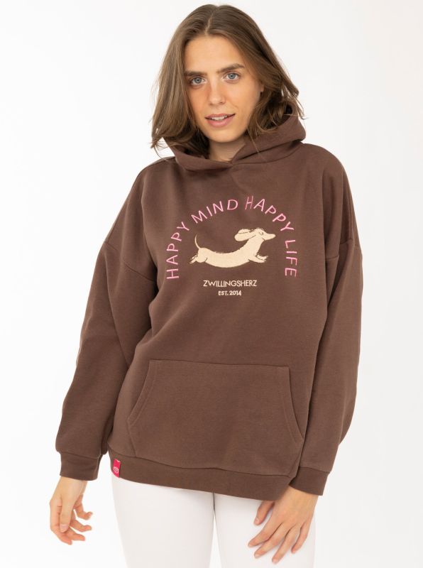 Zwillingsherz Oversized Hoody Dog Love