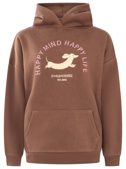 Zwillingsherz Oversized Hoody Dog Love