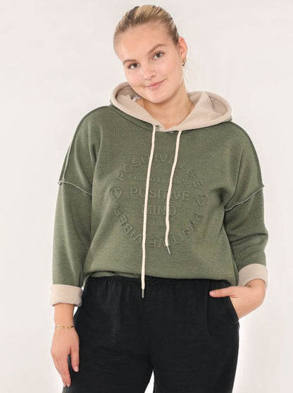 Zwillingsherz Hoodie "Positive Mind"