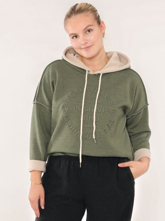 Zwillingsherz Hoodie "Positive Mind"