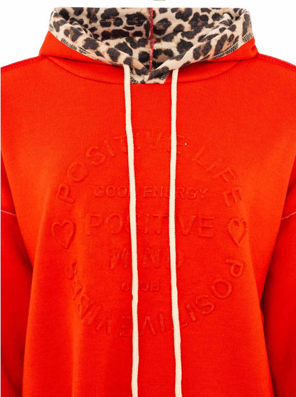 Zwillingsherz Hoodie "Positive Mind" Leo