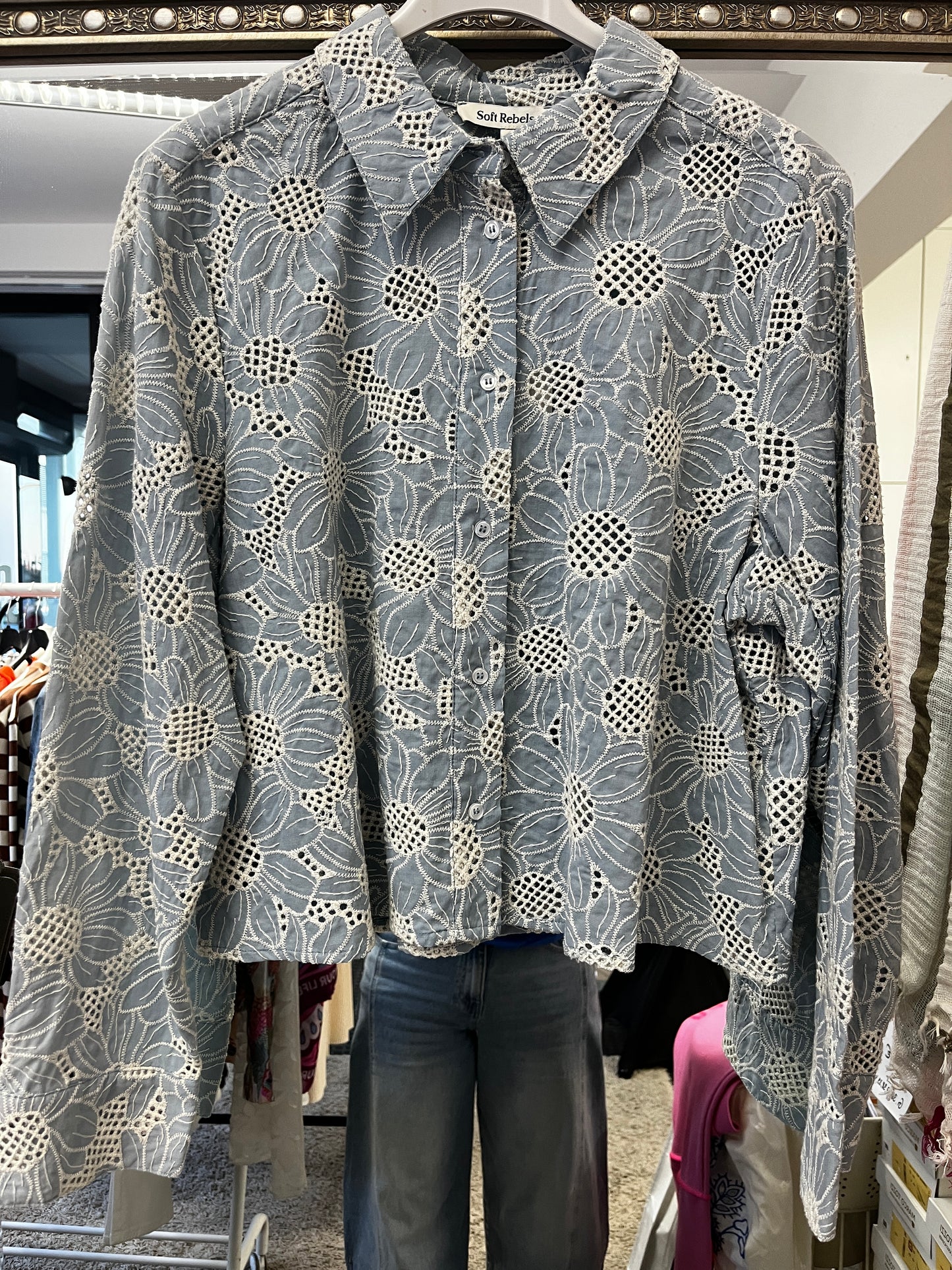 Soft Rebels Blumen Bluse