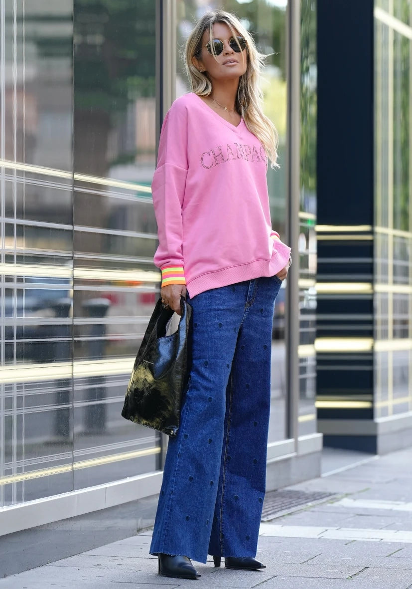 Miss Goodlife Straight Jeans Hearts