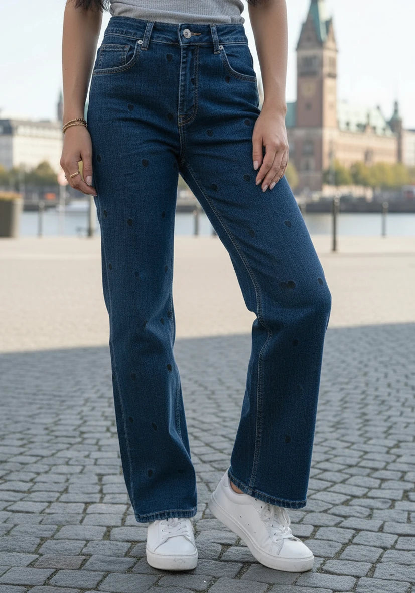 Miss Goodlife Straight Jeans Hearts