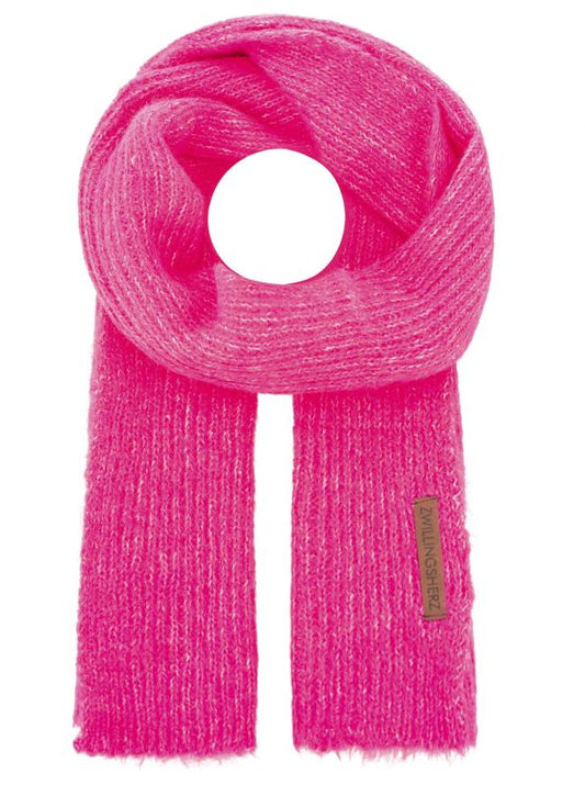 Zwillingsherz Wollschal Pink