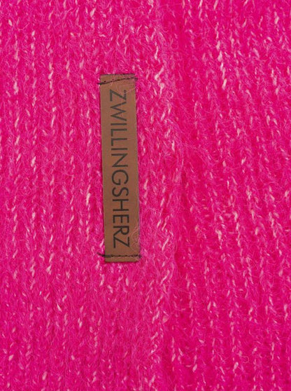 Zwillingsherz Wollschal Pink