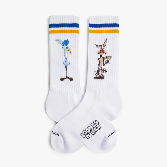 Athletic Road Runner vs Coyote Socken