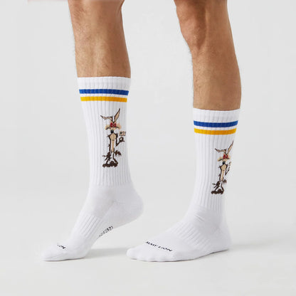 Athletic Road Runner vs Coyote Socken