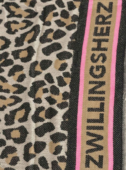 Zwillingsherz Schal Leo Allover