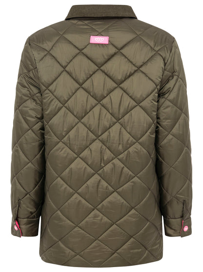 Zwillingsherz Steppjacke "Kordkragen"