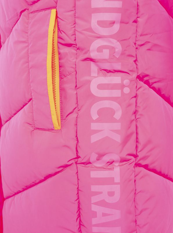 Zwillingsherz XXL Steppweste Lang "Strandglück"