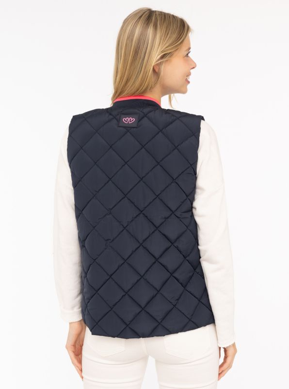 Zwillingsherz Steppweste "Classic Diamond"