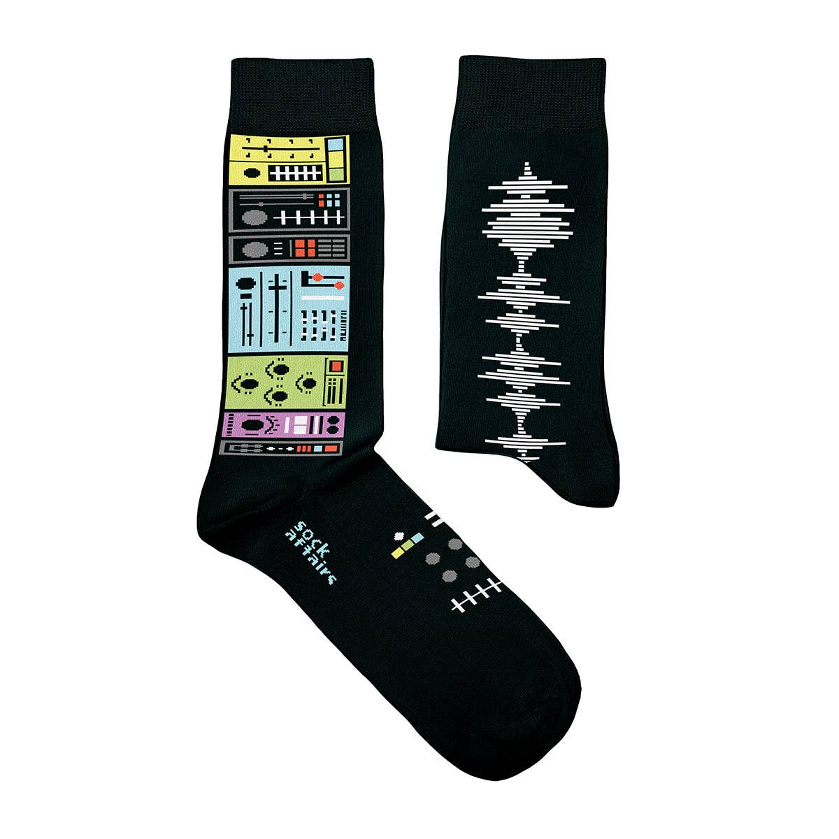 Synthesizer-Socken: L: 41-46 UK (7½-11½) UNS (8-12)