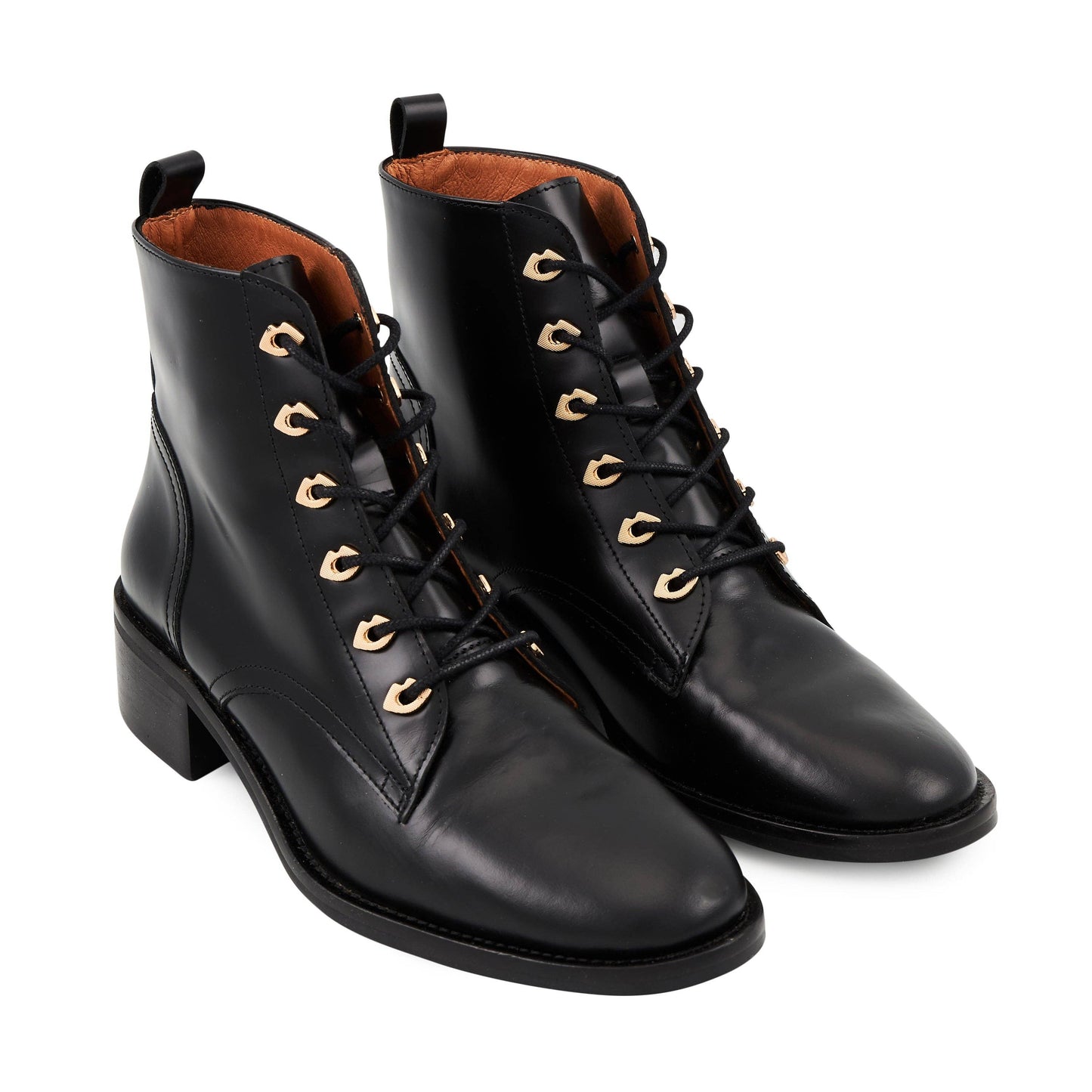 Paulette Leder schwarz